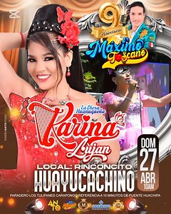 Feliz aniversario #Maximo_Toscano | Karina Lujan La Diosa Huanuqueña