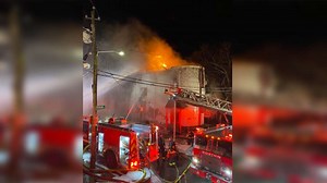 Firefighters battle 8-alarm blaze at building in Brighton that houses music studios