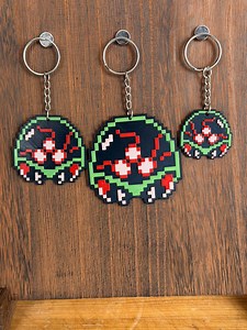 Metroid Pixel Art Keychain – Retro Metroid NES Enemy Design - Etsy