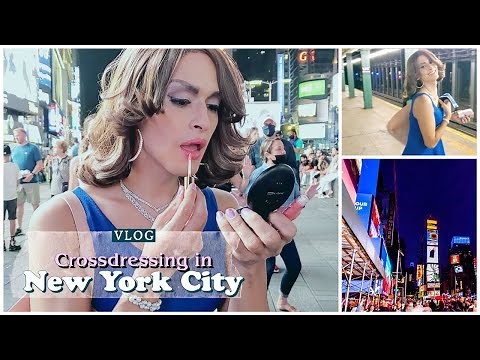CROSSDRESSER IN PUBLIC. Passing in New York City | Male To Female Transformation & Feminization |