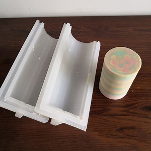 [Hot Item] Big Silicone Soap Mold Cylinder Silicon Mold Soap Round Tube 1000ml Column Shape