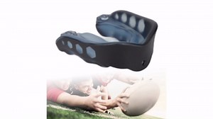 Gum Boxing Mouthguard Slim Fit, Kickboxing Muay Thai Bite Guard Mouthpiece Mouth Protector for Rugby, Hockey, MMA and Other and Sports (Blue)