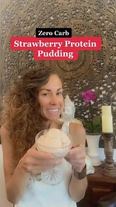 Sick of eggs for breakfast? My Zero Carb Strawberry Protein Pudding is where it’s at! It is so delicious and PACKED with protein 💪 #strawberry #pudding #breakfast #snacktime #dessert #lowcarb #keto #ketodiet #mariaemmerich | Keto Adapted - Maria Emmerich