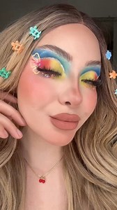 5K views · 80 reactions | Maquillaje colorido artístico 﫶 #makeup #maquillajetutorial #fullcolor | Makeup elii | Facebook