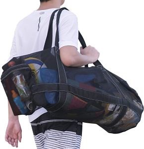 [Hot Item] Outdoor Diving Snorkel Gear Large Capacity Beach and Tote Bag with Zipper Pockets