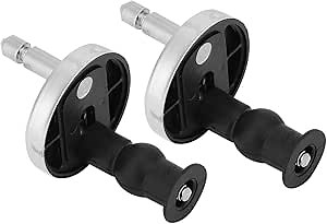 Toilet Seat Screws Toilet Seat Hinge Bolts and Nuts, 2Pcs Toilet Top Nuts Screw Fixings Accessories, Heavy Duty Toilet Seat Hinge Bolts with Nuts, Toilet Seat Fastener for Home Bathroom