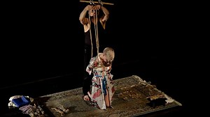 The sword tie: Lucy 13 and Noble's bondage performance at Uncommon Restraint III