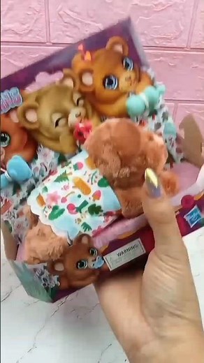 "FurReal Newborns" Interactive Pup with Real Sounds! 🐾🐶 #furrealfriends #asmr #shorts