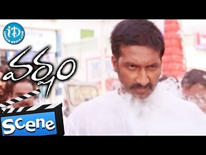 Varsham Movie Scenes - Prabhas Pours Petrol On Gopichand || Trisha, Sunil