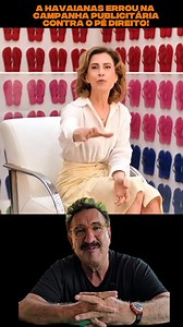3.4M views · 81K reactions | A Havaianas errou na campanha publicitária contra o pé direito! | Ratinho | Facebook
