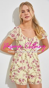 For all the girlies out there looking for the perfect flirty romper. May this post find you 🥰 🌼𝙁𝙡𝙤𝙧𝙖𝙡 𝙋𝙪𝙛𝙛 𝙎𝙡𝙚𝙚𝙫𝙚 𝘾𝙝𝙞𝙛𝙛𝙤𝙣 𝙍𝙤𝙢𝙥𝙚𝙧 ✨ Available now at➡️𝙥𝙖𝙥𝙖𝙮𝙖𝙘𝙡𝙤𝙩𝙝𝙞𝙣𝙜.𝙘𝙤𝙢 🛒 Style: GD0123-3 #PapayaClothing #PapayaBabe #romper #floral #floralromper #chiffon #summervibes #summertimevibes #girliethings #details #detailshots #closerlook #fashionreel #onlineshoppingaddict outfit inspiration, summer style, summer fashion, Pinterest girl, Pinterest inspired,