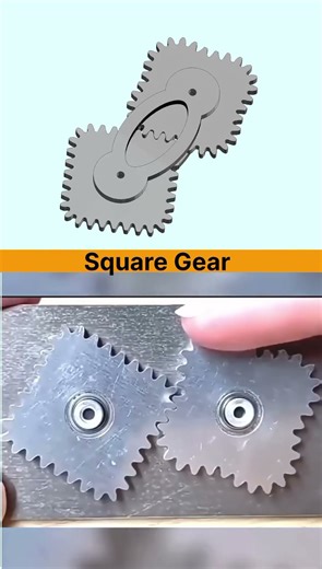 Square gear mechanism #mechanical #mechanic #mechanicalengineering #machine #tecnician #engineering