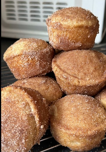 Cinnamon Sugar Donut Muffins Recipe | Easy Baking