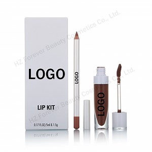 [Hot Item] Matte Liquid Lipstick 40 Color with Lip Liner Setting Wholesale in Stock Lip Kit