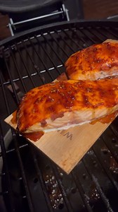 Hot honey makes every recipe our new favorite. Next time you have some on hand, make this tasty Smoked Red Curry & Hot Honey Salmon recipe by @cessa_cooks. | Oklahoma Joe's Smokers