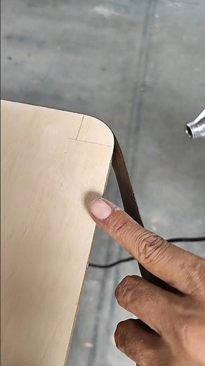 Bending HPL #woodworking #shorts #fncraft