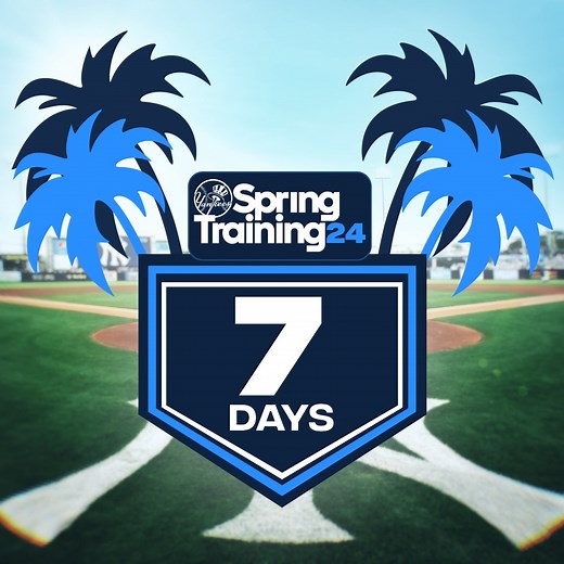 ONE MORE WEEK until Yankees baseball returns on YES! 🤩🤩🤩 | YES Network