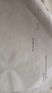 GEN001: Purposive CommunicationModule #18RESUME WRITINGNam... | Filo