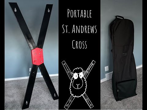 Portable St. Andrews Cross Design by Deviant Flock
