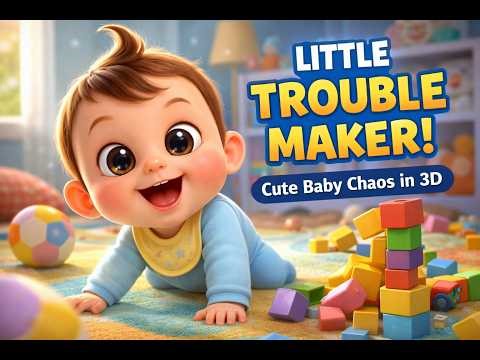 Little Trouble Maker | Funny Baby Adventure in 3D Animation