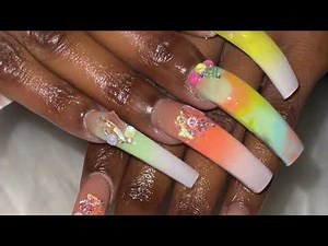 Extending a fullest of nails: From short to EXTRA long! Curved, Thick, & Long
