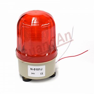 [Hot Item] 12V / 24V 110V 220V AC DC Emergency Revolving LED Strobe Rotary Warning Light for Alarm