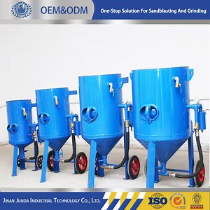 [Hot Item] Top Quality Sand Blasting Pot Sand Blaster Rust Remove Sandblaster High Effect Sand Blasting Machine