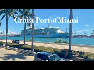 Cruises terminals from Miami, Dodge island, Florida.