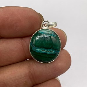 Azurite Malachite Pendent, Natural Azurite Malachite Gemstone Handmade Jewelry .925 Sterling Silver Veritage Pendant. - Etsy