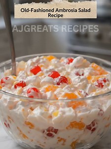 Old-Fashioned Ambrosia Salad Recipe