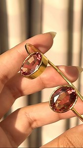 Color changing Zultanite stone embellished in 925 silver with gold plating. Perfect for your trendy outfits that changes its shades when exposed to sunlight. Place your order Now! Call/ Inbox/ WhatsApp Ph: 0301 9063 613 | Fatima Jewellers | Facebook