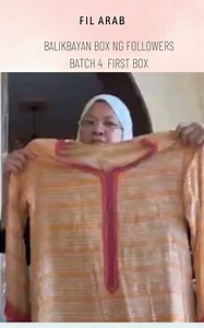 Eto na nga simulan ko na ang unang receiver ng batch 4 balikbayan box ng followers. ang daming long dress para sa kanya.❤️😍 | Fil-Arab