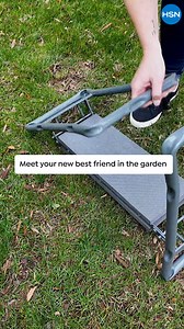 Stay clean and comfortable while gardening with this padded, elevated kneeler bench. Perfect for reducing discomfort and keeping you efficient in your garden. 🌻 | HSN