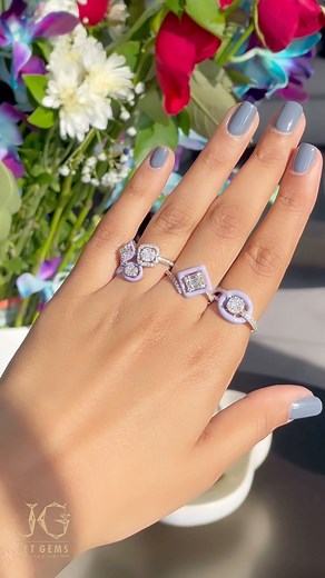 Indulge in regal elegance with @jet_gems’ stunning purple rings.💍💜 #jetgems #diamond #diamonds #jewelry #uncutdiamonds #goldjewellery #trendingreels #trending #fyp #luxuryjewelry #diamondrings #ring #rings #diamondjewelry #diamondjewellery #purple #purplering | Jet Gems Fine Jewellery