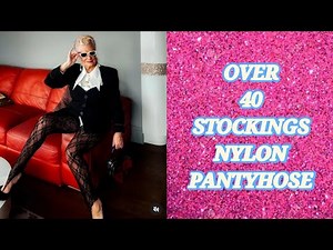 Cougar Fashion Over 40 👠 | Stocking Legs & Nylon Women | Ep:32
