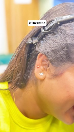 #Earpiercings #facebookreels #facebookviral#theshine #familysalon | Shine Salon