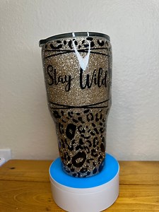 Stay Wild - Gold Glittered Epoxied Tumbler - Etsy Canada