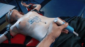 I tickle feet of napping Aksinya with my tongue   Active tickling of her lovely body on a cross with a blindfold (FULL HD MP4) | Clips4sale