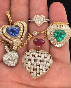 57 reactions · 13 shares | A time to celebrate❤️❤️❤️ click on link in bio for the biggest selection of “HEART” jewelry!! . . . . #heart #hearts #heartjewelry #love #lover #lovers #girl #jewelry #jewellery #pendant #necklace #pin #brooch #ring #giftideas #available #onlineshopping #diamond #emerald #ruby #sapphire #gold #gift #sparkle #lovestory #jewelrydesigner #jewelryaddict | Israel Rose Jewelry | Facebook