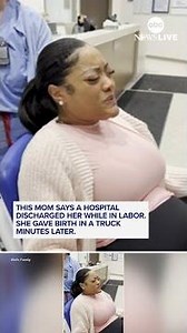 Mom says she had to give birth on side of road after hospital sent her home