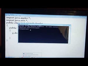 How to java applet compile and excuite?