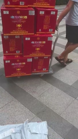 Heavy Duty Folding Platform Trolley, Platform Truck,Folding Sack Truck with 360° Swivel Wheels Moving Trolley Comfortable for Loading and Storage(Size:73x48cm)