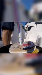 Learn why the pros choose the Shurhold Dual Action Polisher Pro to help support the detailing side of their yacht care business! #shurhold #boat #boating #cleanboat #boatdetailing | Shurhold