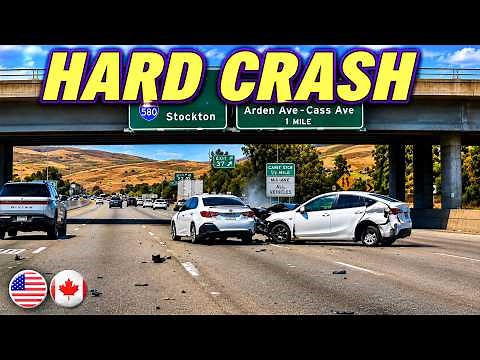 BEST OF CAR CRASHES COMPILATION | USA & CANADA - 64
