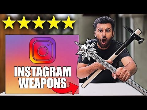 I Bought DANGEROUS WEAPONS From INSTAGRAM AD!! *MYSTERY BOXES*