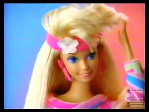 Mattel Totally Hair Barbie commercial 1992