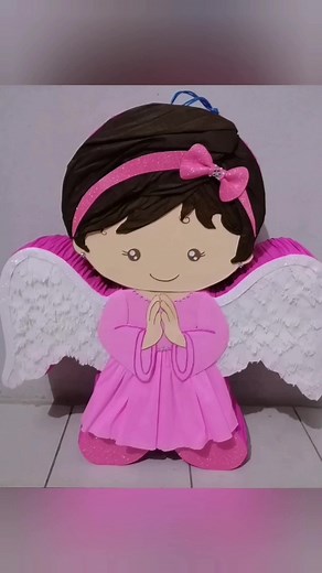 2.7K views · 61 reactions | Piñata de angel #reeelsviral #piñatastematicas #piñatascreativas #piñatasinfantiles #piñatasartesanales #piñatas #Tabasco #piñatasbonitas #piñateria #piñata #angel #angelbaby | Creacioneslili | Facebook
