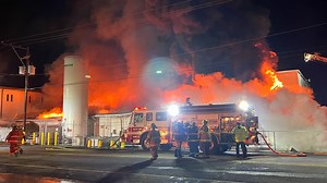 Fire erupts at meat processing facility in Lackawanna County