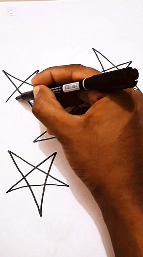 Star drawing / starry starry Night song #reelsfbシ #cute #art #drawing | Sourav Dey's Art