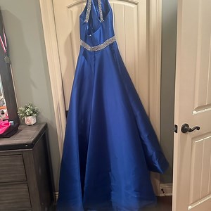 Ashley Lauren  Royal Blue Prom Dress